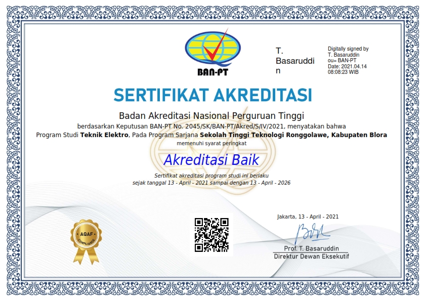 Program Studi S1 Teknik Elektro